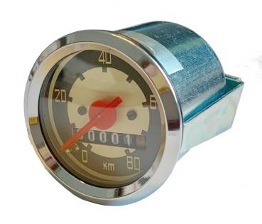 Tachometer VDO Replica, D48, 0-80km/h