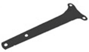 Kotblechträger, mitte,  195mm