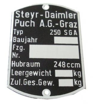 Typenschild