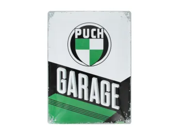 Blechschild Puch Garage 30x40cm