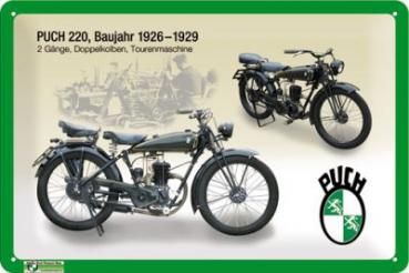 Blechschild "Puch 220"
