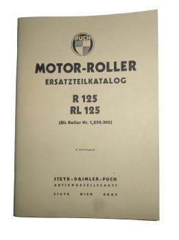 Ersatzteilliste Puch 125 R/RL 68 Seiten
