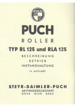 Betriebsanleitung Puch 125 RL/A