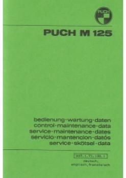 Betriebsanleitung Puch M125