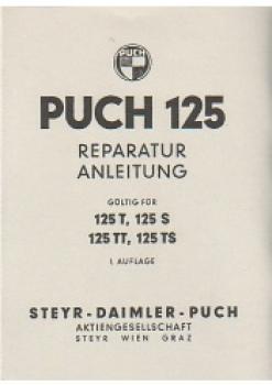 Reparaturanleitungen Puch 125T,TT
