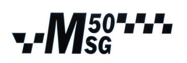 Seitendeckelaufkleber M 50 SG