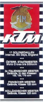 Aufkleber Sporterfolge am Tank