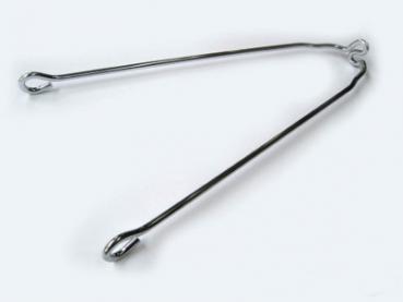Kotblechstrebe für Hinterradkotflügel, chrom
