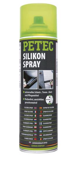 Petec Silikonspray zur Kunststoffpflege und Impregnierspray
