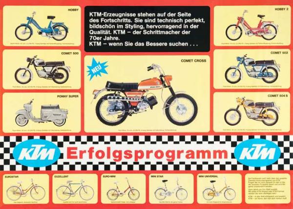 Poster - KTM Erfolgsprogramm (ca. 70 x 50 cm)