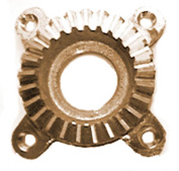 Großes Tachokegelrad für Rohrgabel