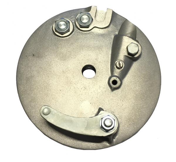 Bremsankerplatte vorne inkl. Hebel & Bolzen