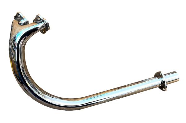 Auspuffkrümmer mit Flansch verchromt