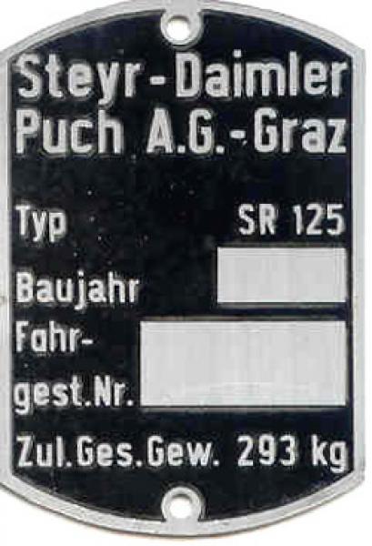 Typenschild