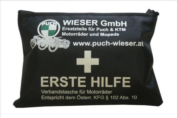 Verbandstasche für einspurige Kraftfahrzeuge