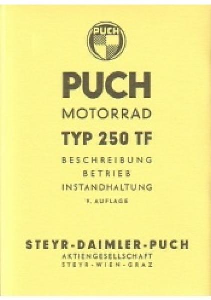 Betriebsanleitung Puch 250 TF