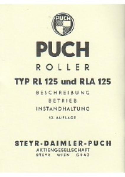 Betriebsanleitung Puch 125 RL/A