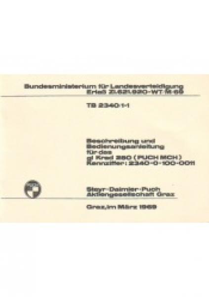 Betriebsanleitung Puch 250 MCH