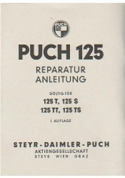 Reparaturanleitungen Puch 125T,TT