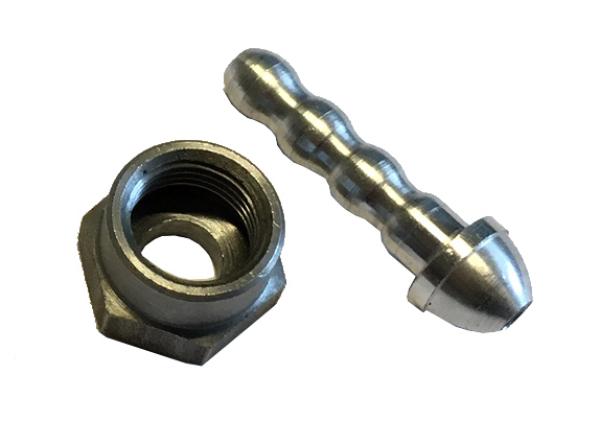 Anschlußset für Benzinschlauch bei Schiebehahn