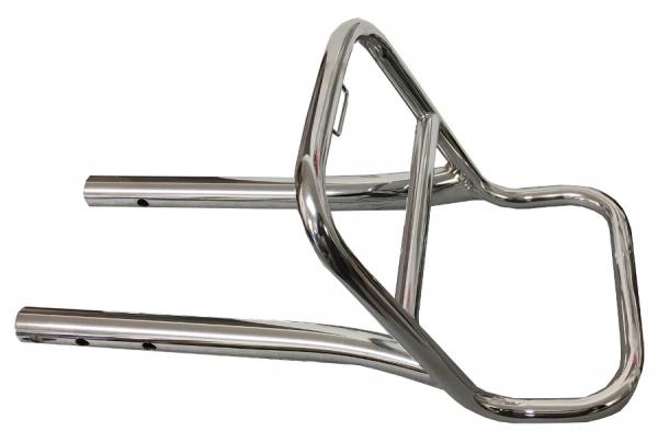 Gepäckträger, chrom, für Spannbandhalterung