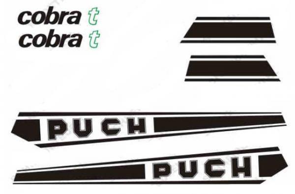 Aufklebersatz Cobra t schwarz