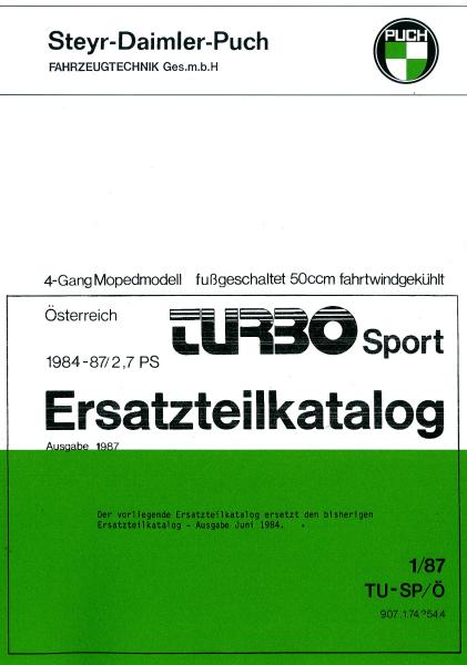 Ersatzteilliste-Motor und Fahrgestell