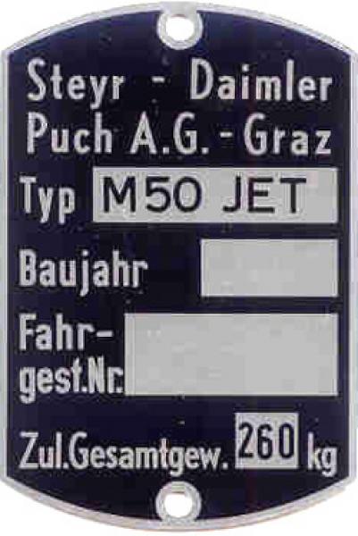 Typenschild