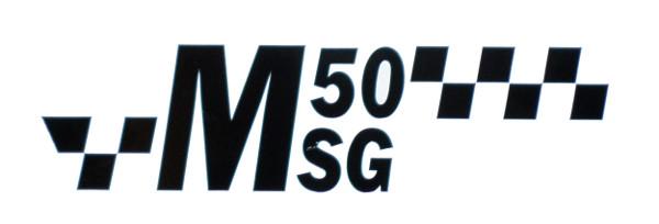Seitendeckelaufkleber M 50 SG