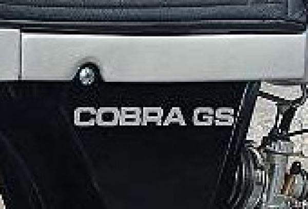 Seitendeckelaufkleber - silber