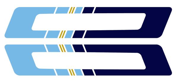 Tankaufklebersatz (links u. rechts)