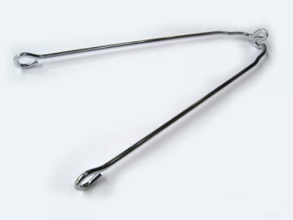 Kotblechstrebe für Hinterradkotflügel, chrom