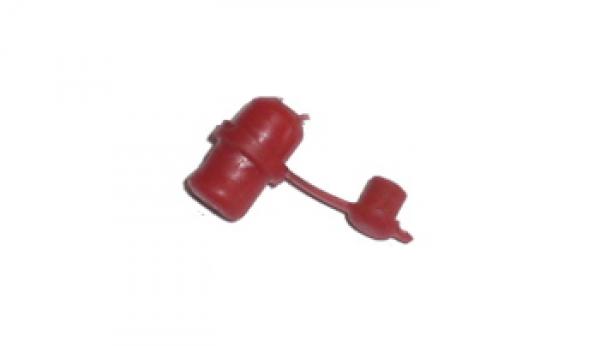 Plastikschmiernippel, rot