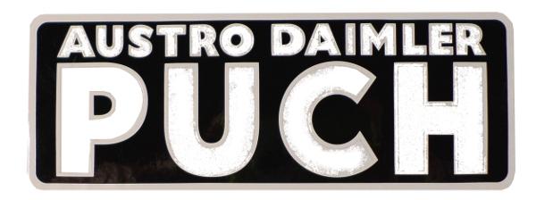 Tankaufkleber schw./weiß ADP Modelle