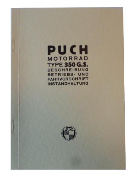 Betriebsanleitung Puch 350 GS